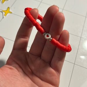 Super cute red heart bracelet